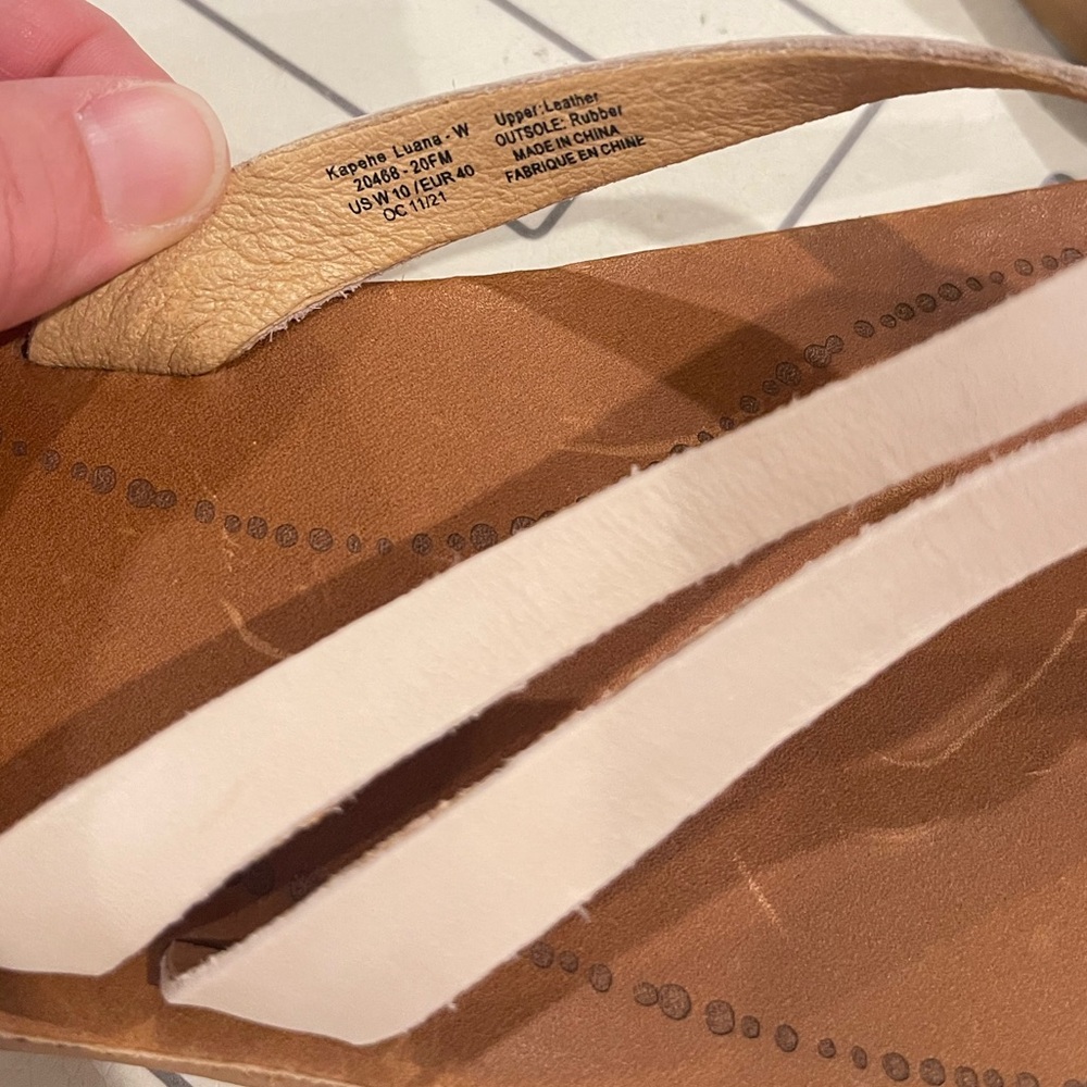 OluKai Leather Thong Sandals - Picture 7 of 11